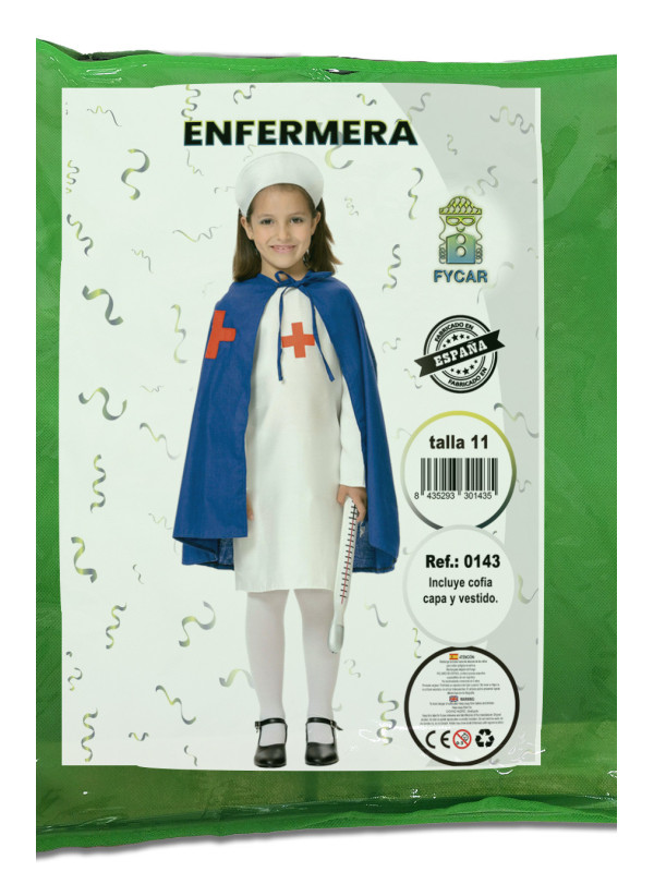 Disfraz enfermera niña