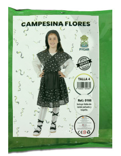 Disfraz castañera flores...