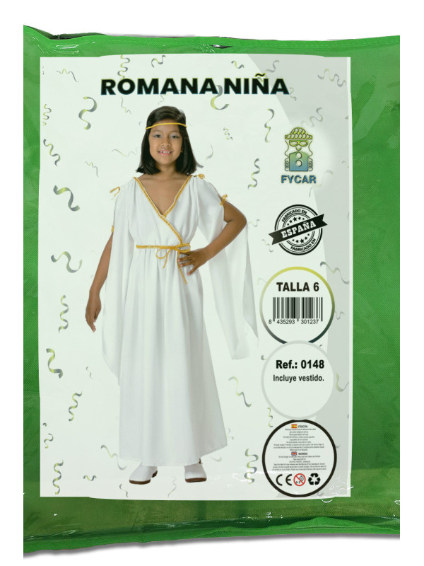 Disfraz romana niña