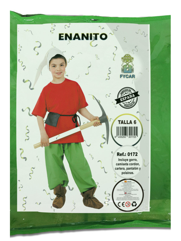 Disfraz enanito niño