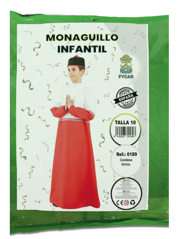 Disfraz de monaguillo infantil
