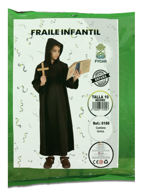 Disfraz fraile infantil