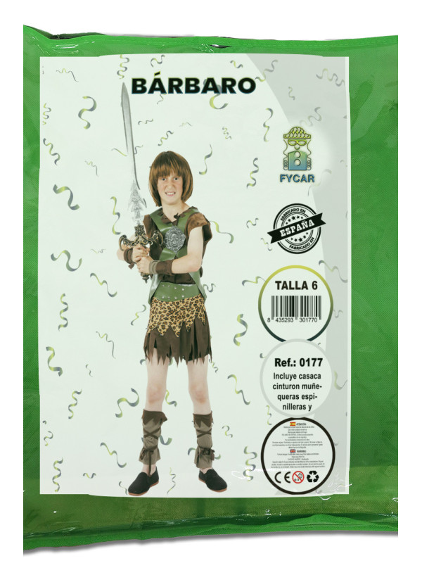 Disfraz Conan El Bárbaro infantil
