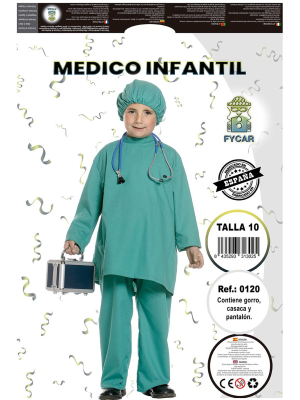 Disfraz de médico niño