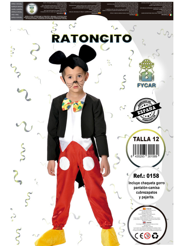 Disfraz ratoncito infantil
