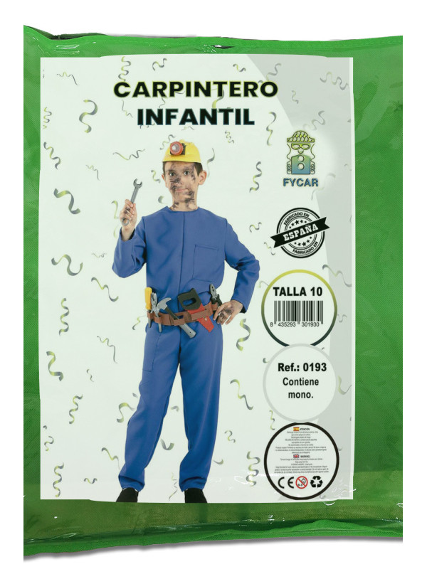 Disfraz de minero infantil