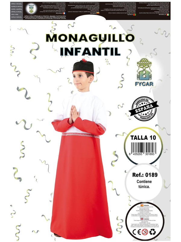 Disfraz de monaguillo infantil