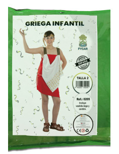 Disfraz griega infantil