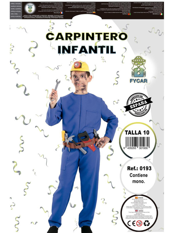 Disfraz de minero infantil