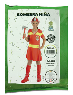 Disfraz bombera niña