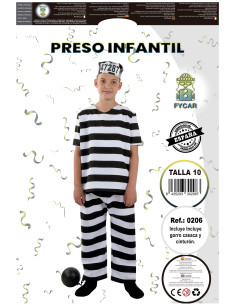 Disfraz preso infantil 2