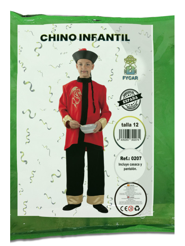 Disfraz de chino infantil