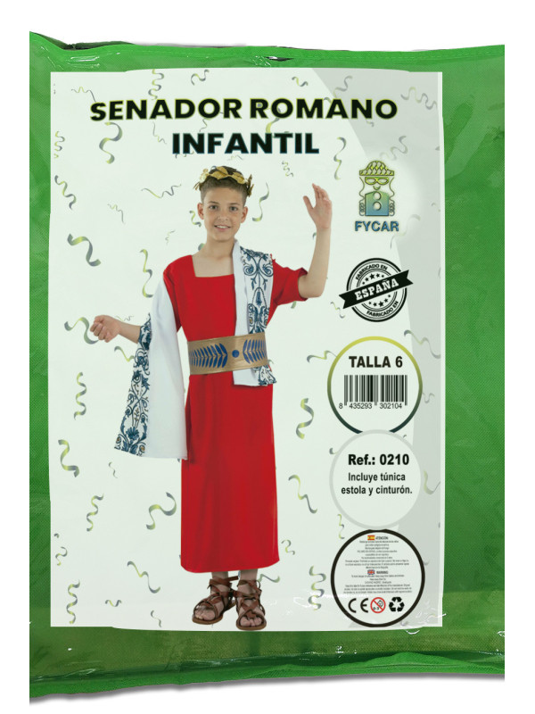 Disfraz Cesar romano infantil