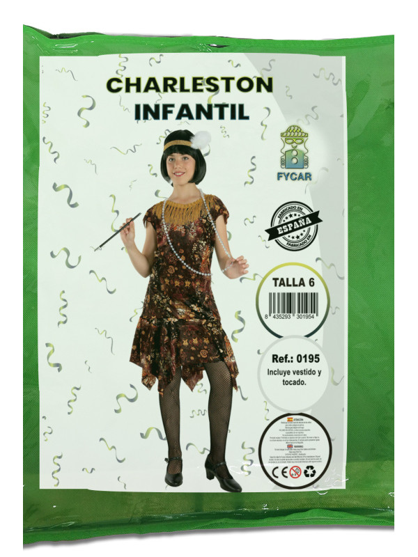 Disfraz charleston niña