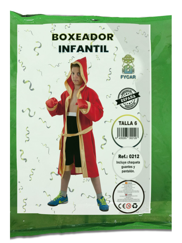 Disfraz boxeador infantil