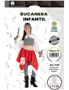 Disfraz pirata niña 2