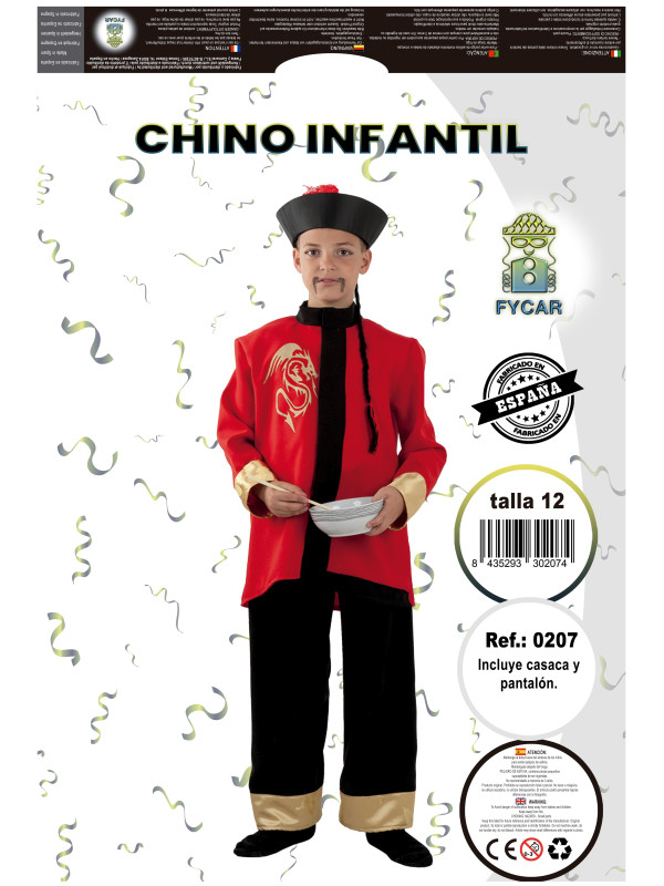 Disfraz de chino infantil