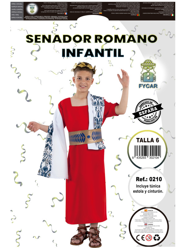 Disfraz Cesar romano infantil