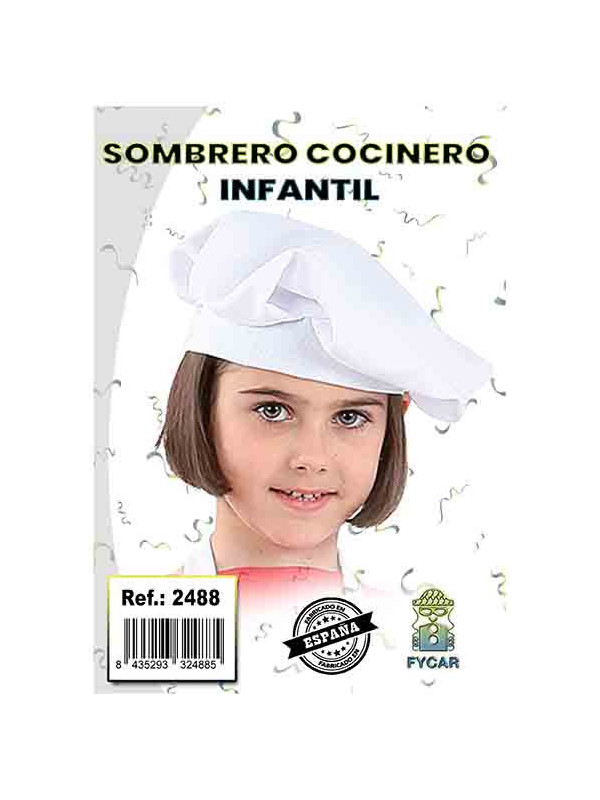 Gorro de cocinero infantil