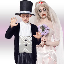 Disfraces novios cadaver
