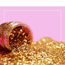 Purpurina maquillaje