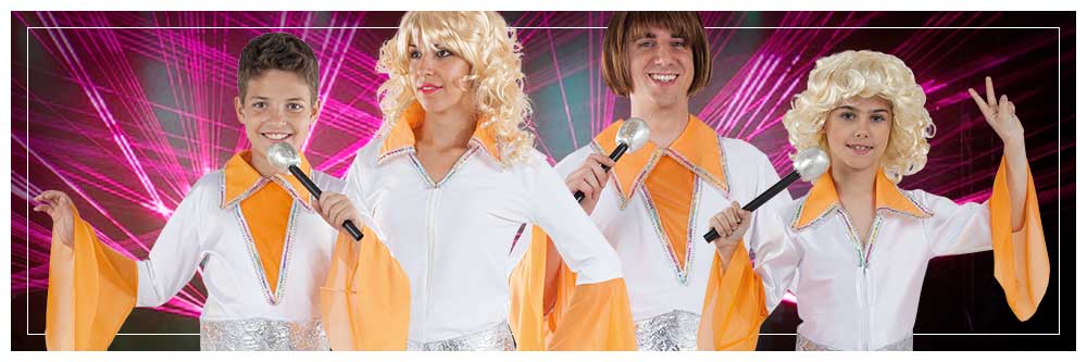 Disfraces en grupo de abba