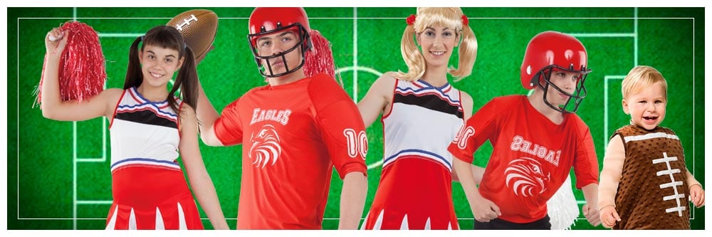 Disfraces en grupo de deportistas