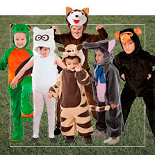 Disfraces en grupo de animales