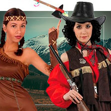 Disfraces de Indios y vaqueros