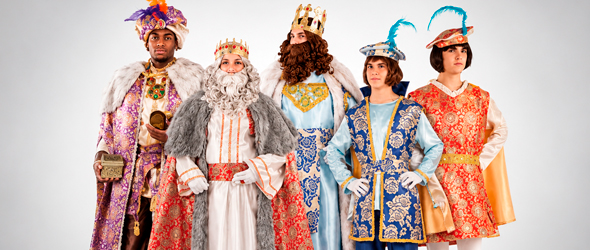 Trajes de reyes magos y pajes para las cabalgatas